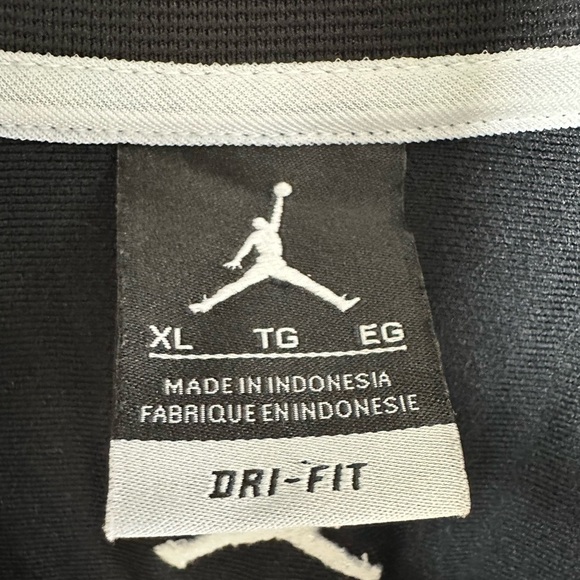 Men's Nike Air Jordan XL Full Zip Track Jacket Black Basketball UMD - Picture 11 of 11